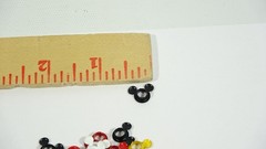 Disney Scrapbook Card Making Disney Buttons and Rivets Red Yellow White Black