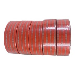 3M Scotch Expressions Decorative Washi Tape Orange W/Bubble Dots 10.9 Yds ea 5pk