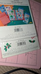 Stickopotamus Stickers Snow Day / Winter Accessories Hat Scarf Snowman Lot 2