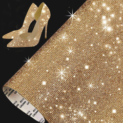 Bling Rhinestone Sheet Self Adhesive 2mm Sticky Gems Sheet Glitter Crystal Rhine