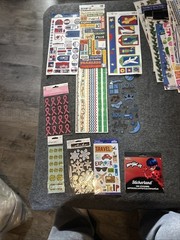 HUGE 89 Lot NIP Packages Scrapbook Stickers Various Events Holidays Vintage