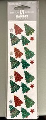 Hambly Prismatic Christmas Tree Stickers NIP
