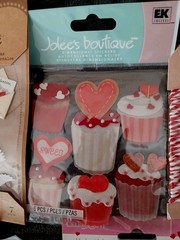 Arts Crafts Lot Romantic Hearts Valentine’s Love Embellishments,Buttons,Stickers
