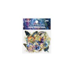 16Pcs Moon Cat Fairy Holographic Stickers Journal Planner Card Scrapbook Crafts
