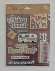 RV Road Trip Travel Vacation Scrapbooking Stickers By Life’s Little Occasions