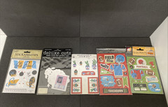 Lot of 50 Large Scrapbooking Lot Stickers Dimensional Stickers Stickers Cut outs