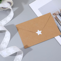 White Star Stickers Roll, 500 PCS Small Star Stickers 1 Inch Self-Adhesive Stars