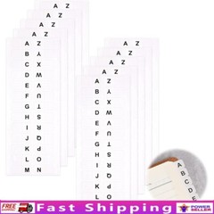 Self Adhesive Alphabet Tabs 260 Pcs Index Sticky Labels Organizing Books Files