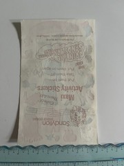 1983 Sandylion Activity Sticker RARE Birthday Sophisticate Lady Vintage