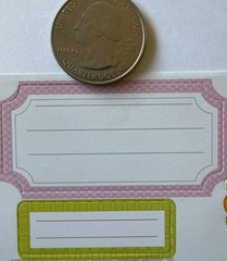 COLORFUL LABELS & PHOTO CORNER Stickers(14pc)Journaling •Memories•Card Making•