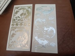 2X STICKERS SCRAPBOOKING NEW (ST1293) TRANSPARENT JAPANESE