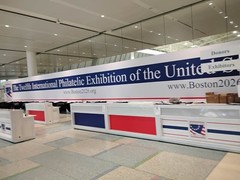 Roll of 100 Stickers World EXPO Exhibition Boston 2026 – 3×4 inch / 76 x 101 mm