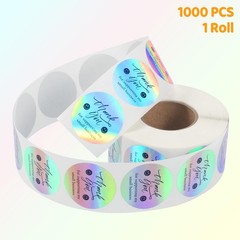 1000 Pcs 1.5 Inch Thank You for Supporting My Small Business Seals Stickers
