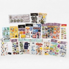 Scrapbook Sticker Destash Lot 23 Packs Jolee Sticko Mixed Themes Sealed