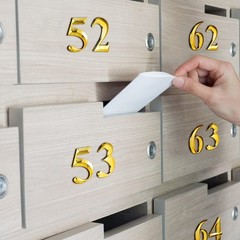 10 Pcs 3D Self-Adhesive House Numbers 0-9 for Door, Mailbox, Apartment Signs – G