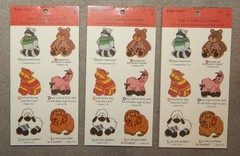 3 Packs God’s Animals Gummed Stickers (1 5/8″ x 1 1/4″) 6 Animals, 360 Total
