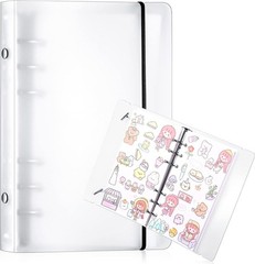 Frosted Transparent Sticker Album with 80 Pages – Ideal for Back to School