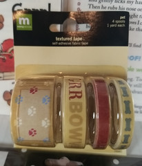 NEW Dog Scrapbook Kit Lot Stickers Rub Ons Textured Tape Enamel Charms