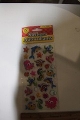 Foil Puffy Baby Sea Animals Sea Horse Dolphin Angle Fish Sea Turtle Scrapbooking