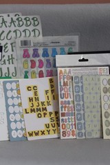 Alphabet Sticker Lot Thousands Multi Color Size Shape Style 3D Foam Glitter NEW