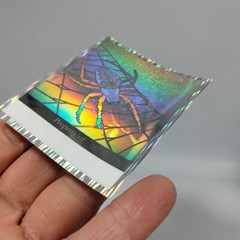 Vtg Scholastic Holographic Sticker Tarantula Spider Web Property Of Book Plate