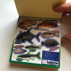 FISH Japanese Stickers book 274 stickers Shogakkan NEO Book Series