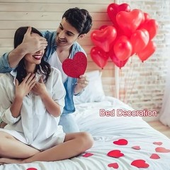 50 Pcs Heart Cutouts Paper 4 Inch and 2 Inch Valentine’s Day Cut Outs Table