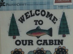 First Impressions Rub-On Transfers Farm Fresh & Welcome To Our Cabin Provo Craft