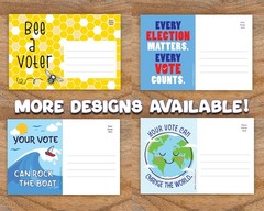 Your Vote Matters Stickers – 250 Pack, Patriotic Red White Blue Election Decals
