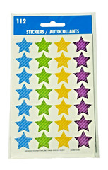 Sticker Lot of 5 New Packs Stars, Smiley Faces, Christmas Miscellaneous Over 434