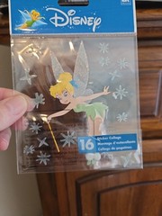 Vintage Disney Tinker Bell Dimensional Sticker Collage 16pc EK Success MINT