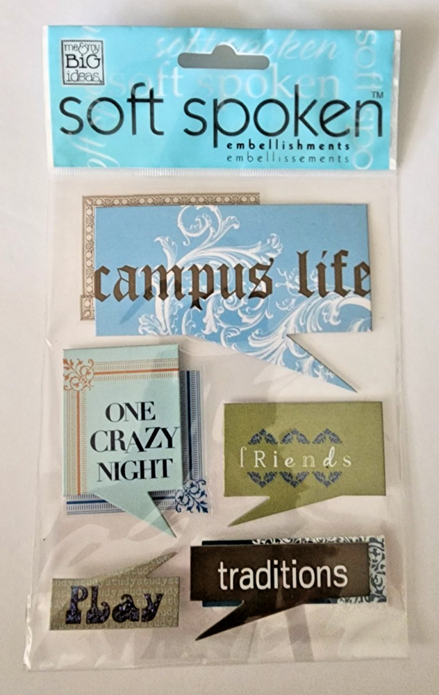 Vintage Soft Spoken Embellishments – Campus Life – SS251