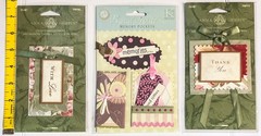 3 Packs Scrapbooking Dimensional Embellishments 2 ANNA GRIFFIN & 1 Brenda Walton