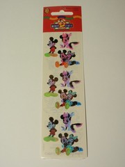 Vtg Sandylion MOP Mother of Pearl Disney Mickey Sticker *SEALED*