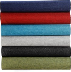 12Pcs Book Cloth for Book Binding 14x10in Linen Fabric Sheets 6 Colors DIY Craft