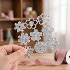 2 Pcs Metal Cutting Dies Shapes for Scrapbooking Tools Paper Crafts