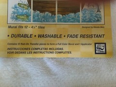 New Tilescapes Noah’s Ark, Multipurpose Rub-On Transfers