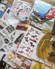 Large Lot Of Scrapbook Journal Stickers & Embellishments Variety Of Themes