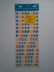 Set of 2 (Each 781) Frances Meyer Lignin Acid Free Alphabet Letters Nos Stickers