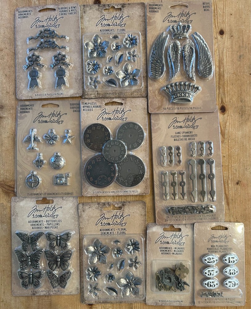Tim Holtz – idea-ology : Adornments and More (Metals)