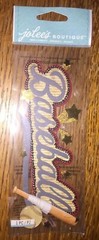 Jolees Baseball Base BALL Title Play Bat Field Helmet Sports Scrapbook Sticker