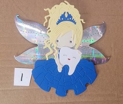 Any 1 Tooth Fairy Girl For Scrapbooking & Cards See Pics #1-4