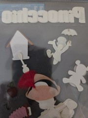Vintage Disney Pinocchio Dimensional Sticker Collage 11pc EK Success MINT
