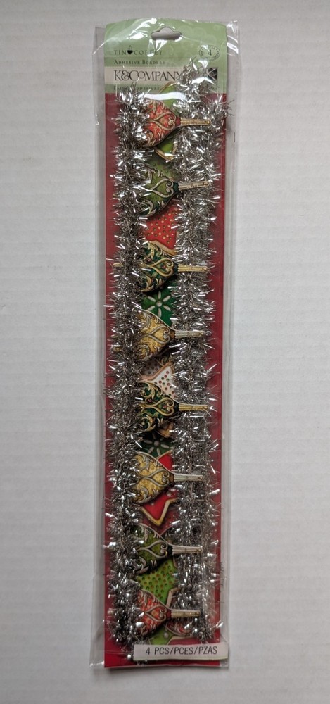 Tim Coffey Christmas Specialty Adhesive Scrapbook Borders By K&Company VERY RARE