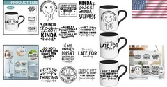 12 Sheets of Sarcastic UV DTF Stickers – Easy Application for Mugs & Glasses
