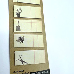 SMASH K & Company Vintage Style Sticky Notes Stickies Scrapbook Journals Planner