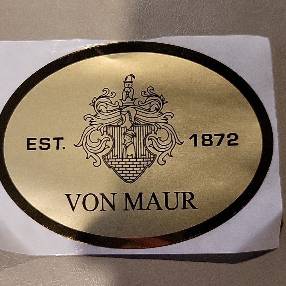 Vintage Von Maur Department Store Sticker Est. 1872 Rare