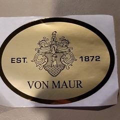 Vintage Von Maur Department Store Sticker Est. 1872 Rare