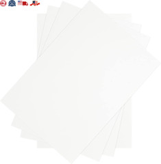 50 Pack 8.5 X 11 Inches White Chipboard Sheets,40 Pt White Chipboard, Medium Wei