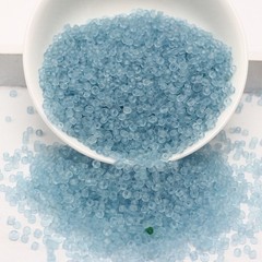 4000 Frosted Glass Beads 2mm (10/0) Sky Blue + Storage Box